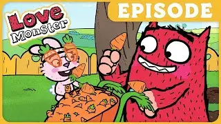 Can He Learn to Like Carrots? | ❤️ Love Monster ❤️ | Full Episode for Kids | Carrot Day