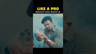 Rajamouli about Director Sujeeth Saaho Movie 🥵 #prabhas #rajamouli #sujeeth #og #viralvideo #shorts