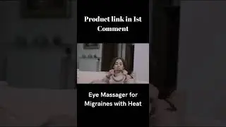 RENPHO Eye Massager for Migraines with Heat, Compression, Remote Control.#shorts #oddsatisfying
