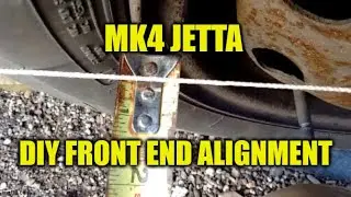 MK4 JETTA &mdash; выравнивание передней подвески своими руками // 1999-2005 VW