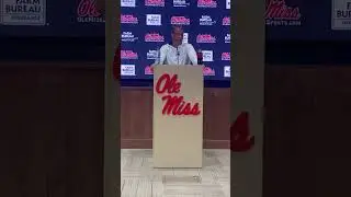 Ole Miss football coach Lane Kiffin talks Trinidad Chambliss' huge day vs. Arkansas