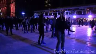[HIGH DEFINITION] Outdoor ice rink at the British Natural History Museum - 2010