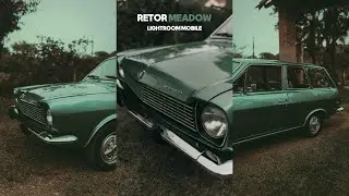 Free Moody Green Lightroom Preset | Mobile Tutorial for Vintage Car Edits 🚗📱