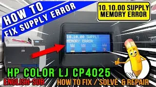 10.10.00 Supply Memory Error | Solution 100%