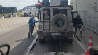 2 vid&eacute;o parcours au port de Tanger med en direction du passage au scaner