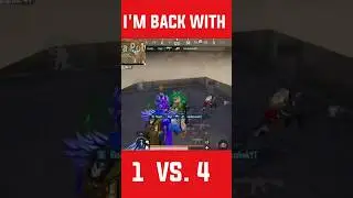 I'm back With 1 vs 4 #bgmi #shorts #scout #viralshorts #risingrage