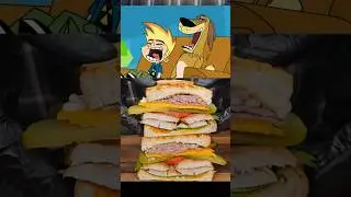 Johnny's Voice Commanded Mini Sandwich Cannon Test Lab!🥪 #shorts #johnnytest #sandwich #warnerbros