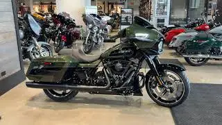 2026 Street Glide - Olive Steel Metallic & Black - Black Trim