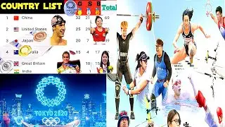 Tokyo Olympics medal Tally 2021 | Olympics Medal list 2021 | Olympics Medals Count |🥇🥈🥉| Olympics