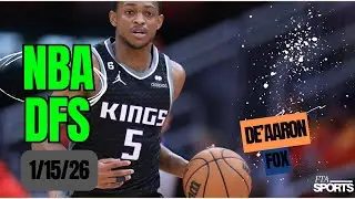 Win Big In DFS 1/15/26 | NBA Picks & Lineup Tips