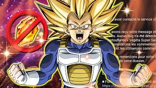 Pas de COMPENSATION ? La réponse de Bandai à propos de VEGETA SSJ3 | DOKKAN BATTLE