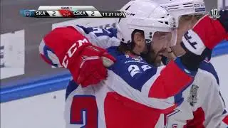 2018 Gagarin Cup, CSKA 5 SKA 4 OT (Series 1-0), 29 March 2018 Highlights