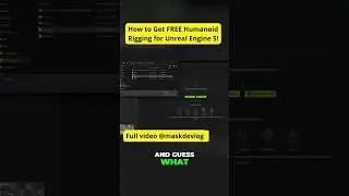 FREE RIGGING FOR UE5!