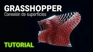 Grasshopper - Conexión de superficies / #grasshopper3d #grasshopper #rhinoceros3d #parametricform