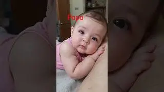 Baby papa 😂 #cute #ai #cutebaby #funny monkey #funnydogs #funnybaby #cutebabyshorts #shorts