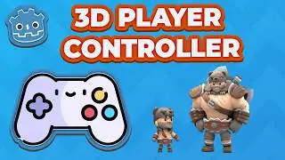 Настройка простого 3D-контроллера игрока менее чем за 2 минуты || Godot 4.6