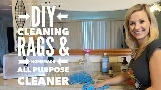 DIY Cleaning Rags & Homemade Cleaning Products | Sustainable Homestead