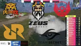POWER888 KPS, BIGETRON, RRQ Athena, Team Secret, Z3US ESPORTS | PUBG MOBILE Global Championship