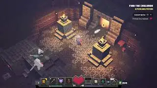 Part 2: Minecraft Dungeons: Enchanted My Great Axeblade To Looting III And Busy Bee III: Soggy Swamp