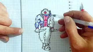 How To Draw Dark Spekerman SKIBIDI TOILET #skibiditoilet #handrawing #pencildrawing #pencilart