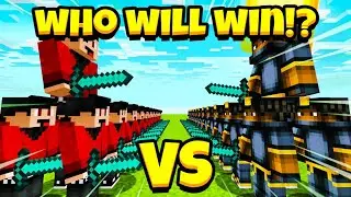 RageElixir Vs YaBoiAction (DO NOT CHOOSE THE WRONG TEAM) - Minecraft Mob Battle