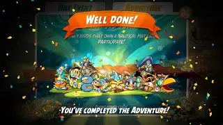 The Deep Adventure - Level 8 with All Hats - Angry Birds 2