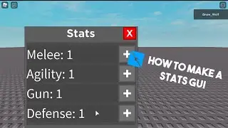 HOW TO MAKE A STATS GUI SYSTEM IN ROBLOX STUDIO