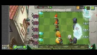 PvZ 2 - New Plant Nursury - Snow Pea - Level 4 to Level 5