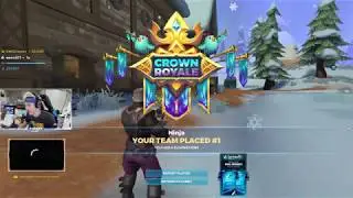 Ninjas Reaction To First Win On Realm Royale