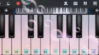 Twinkle Twinkle Little Star  on piano cover by mobail piano tone use piano   cover by lead music