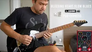 Bleeding Heart Slow Blues (Klon Centaur + US Princeton : Line6 POD Express) - Game Guitarist 