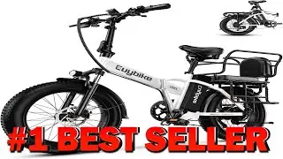 Kebiko 1000W Folding Electric Bike 48V 20AH Removable Battery E Bike 30+MPH 80 Miles Ma - B0DHTTLBJV