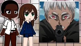 Kokujin No Tenkousei React To Hiroki As Jonah 🇧🇷🇺🇸 || Gacha React