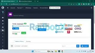 RadbooX Radius Server - Penjelasan Dashboard Payment Gateway