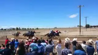 Santa Cruz horse race start. Sonoita AZ