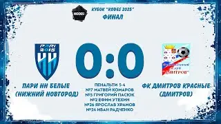Пари НН Белые (Нижний Новгород) - ФК Дмитров Красные (Дмитров)
