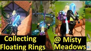 Collect Floating Rings at Misty Meadows All 4 Locations - Fortnite Season 4 Week 1 Challenges