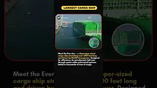 The Ever Ace &mdash; The World&rsquo;s Largest Cargo Ship in Motion 🚢 #shortsfeed #viralfacts #viralshorts #usa