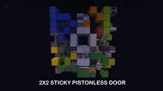 Full 2x2 piston door (No sticky pistons)