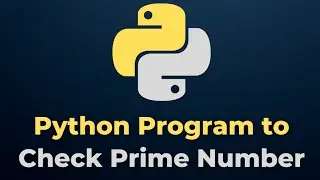 Python program to check prime numbers #python #program