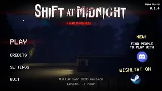 NEW HORROR GAME | SHIFT AT MIDNIGHT:DEMO