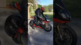 aprilia RS v4 old exhaust sound🔊🔊🔊