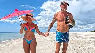Boating to Egmont Key on our day off! (Boating in Florida)