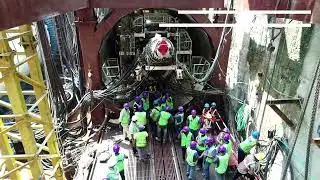 Tunneling commenced at Greenways Road Station in Corridor 3 - 16-02-2023