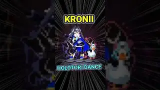 When She Saw Kronii's Cute Holotori Dance! [Hololive | Kronii]