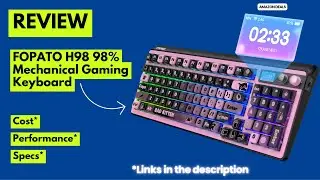 FOPATO H98 Mechanical Keyboard Review | Best 98% Wireless RGB Gaming Keyboard 2025
