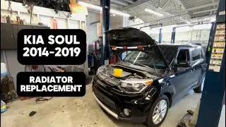 HOW TO REPLACE RADIATOR ON YOUR VEHICLE, KIA SOUL  2014~2019 @WrenchingRyan