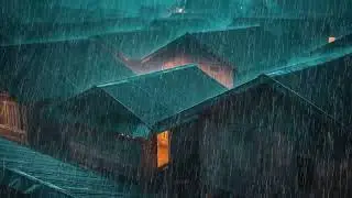 No Ads Rain Sounds for Sleeping – Tin Roof Rain & Soft Thunder ASMR for Stress Free Night Rest