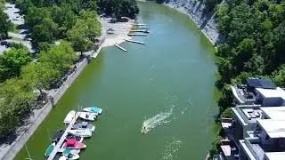 Rocky River, marinas, and parks. Rocky River Ohio.