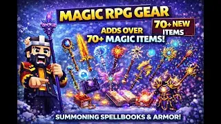 70+ New Magic Weapons, Spells & Gear?! | Hytale Mod Showcase